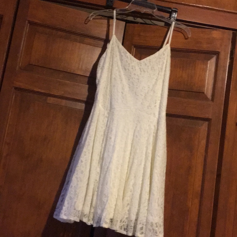 flowy lace dress